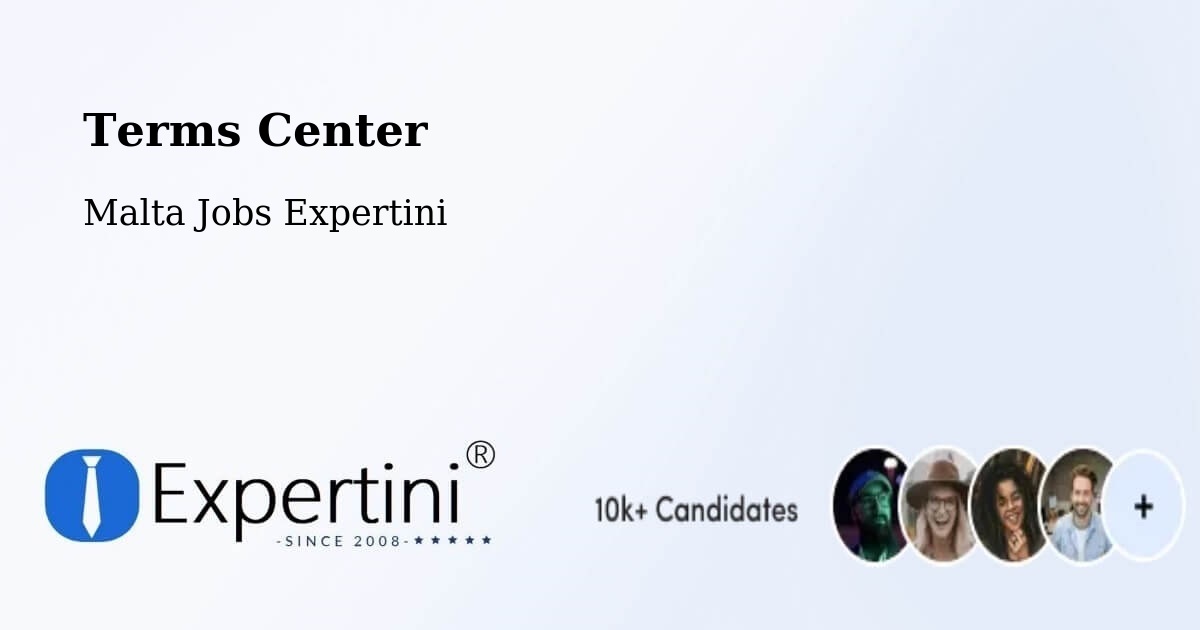 Terms of Service – Mġarr - Malta Jobs Expertini